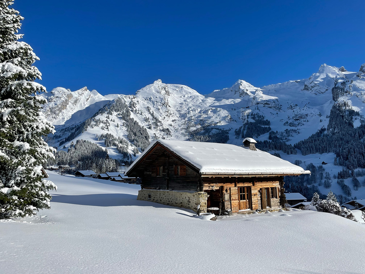 Chalet Le Grand Pré hiver